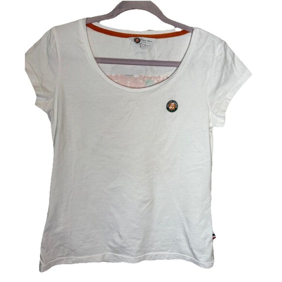 2019 Roland Garros Paris Official Product French Open T-Shirt Size Medium White - Picture 1 of 6